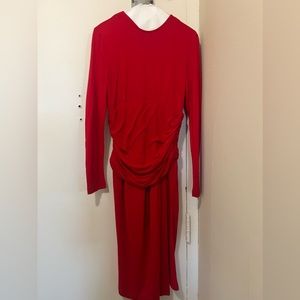 Women’s Red Slit Dress